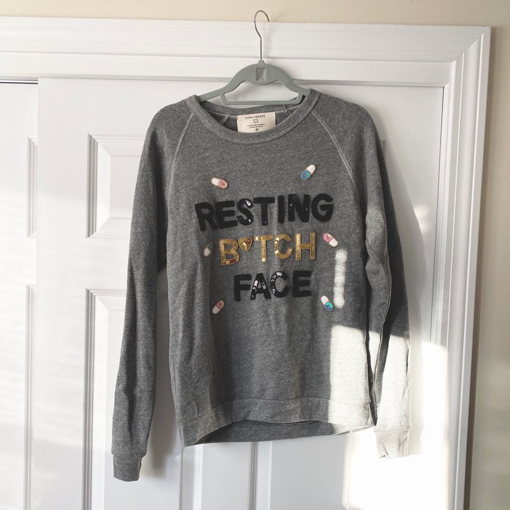 Bow and Drape Sweatshirt